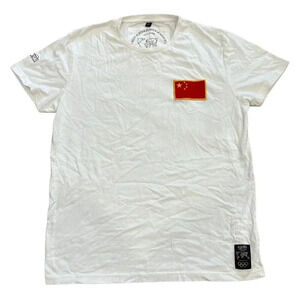 Komorebi White Cotton Olympic Games Edition Tshirt XL